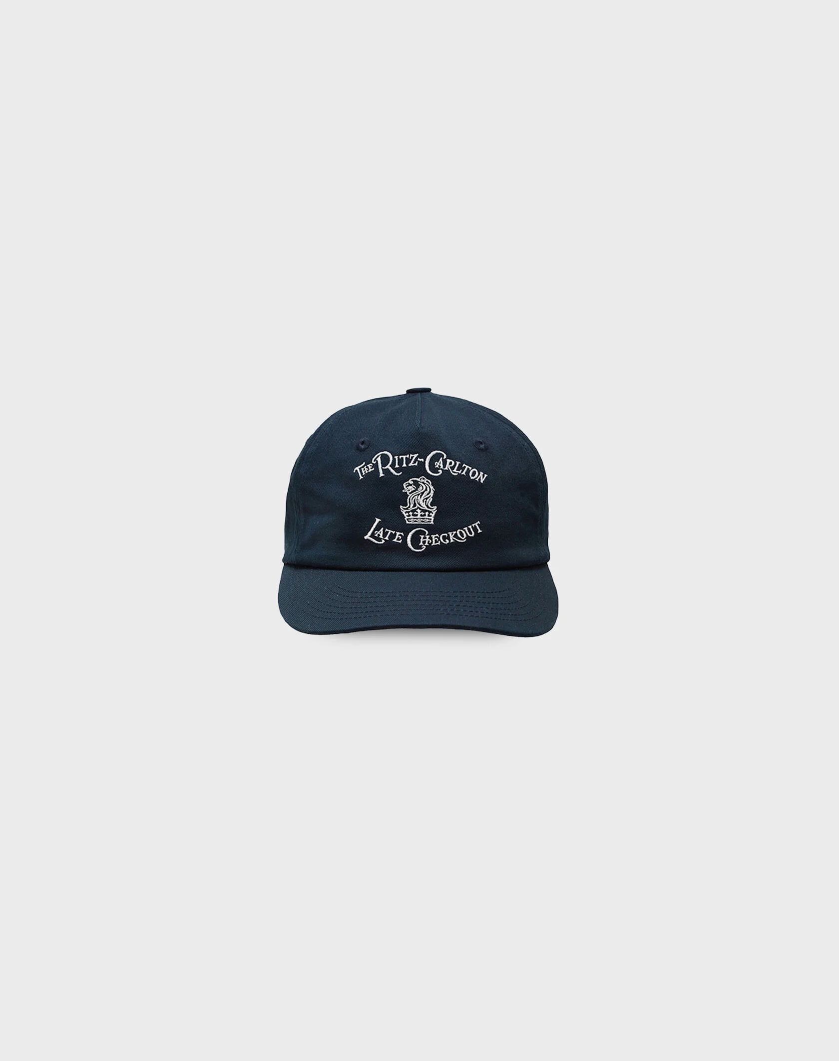 Late Checkout Navy Logo Cap, $95 (approx. P5,587.71), THE RITZ-CARLTON, shop.marriott.com